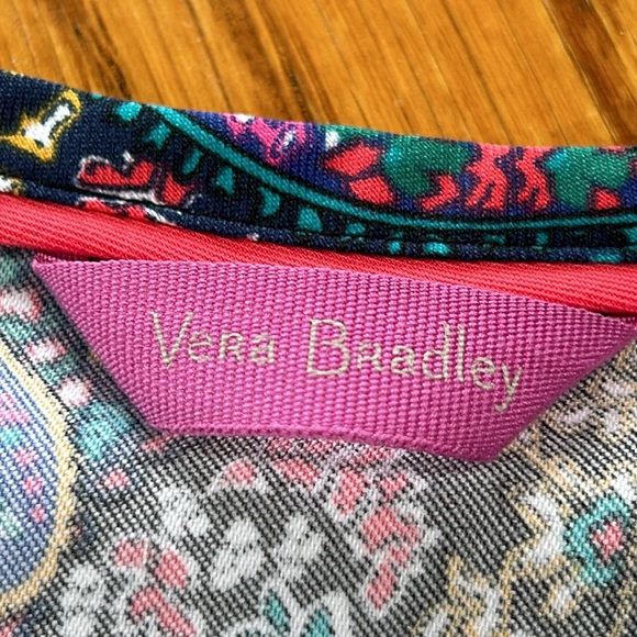 Vera Bradley Scrubs top. V-Neck pullover style. Size XS. Paisley print. - Picture 2 of 15